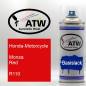Preview: Honda-Motorcycle, Monza Red, R110: 400ml Sprühdose, von ATW Autoteile West.